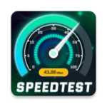 wifi speed test internet speed android application logo